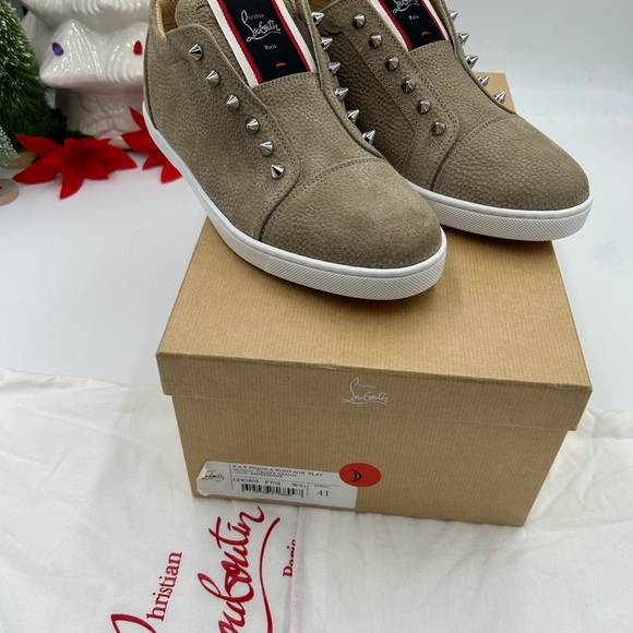 Christian Louboutin Mens FAV vontade sneakers size 41 made in Italy - Picture 3 of 11